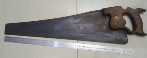 VINTAGE WARRANTED SUPERIOR SAW 60cm- Please C Pics N Description
