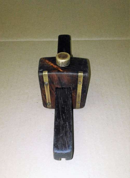 VINTAGE MORTICE GAUGE - BRASS and WOOD- Please C Pics N Description