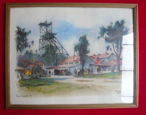 Print of  Gold Mine Museum by Philip Bawcombe - 40x30cm - see pics