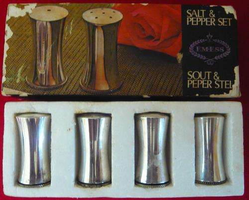 2 pairs of Emess Salt & Pepper sets