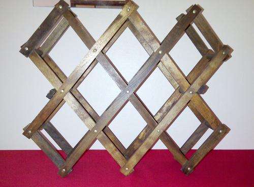 A beautiful Wooden Wine Rack - see pics