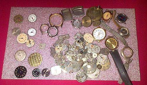 SURPLUS WATCH - MOVEMENTS/FACES/HOUSING AND GENERAL PARTS  - see pic