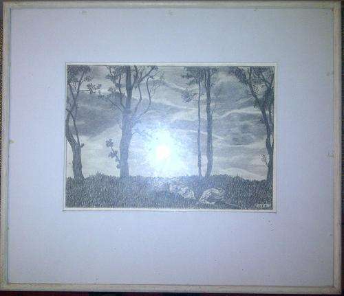A BEAUTIFUL PENCIL ART,Frame 48x38 Art 29x20 Pse see pics for details