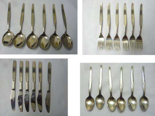 24pc CUTLERY SET - 18 ANGELIQUE & 6 UNIT (PPH  = R80) see desc, pics
