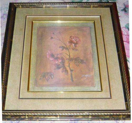 A BEAUTIFUL, PROFESSIONALLY FRAMED FLOWER PRINT 2 (PH  = R50) - PLEASE C PICS AND DESC