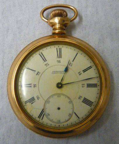 !!REDUCED!!         VINTAGE ARMSTRONG -||WORKING|| 25YR GOLD FILLED CASE - C PICS AND DESC