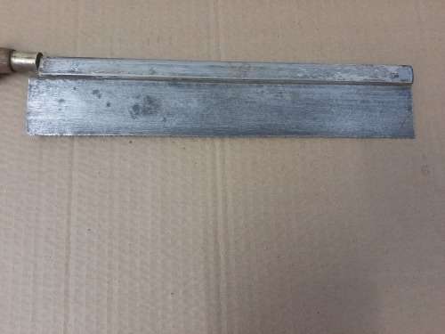 Vintage Dove Tail Saw, heavy gauge blade, brass collar and Steel spine - Please C Pics N Description