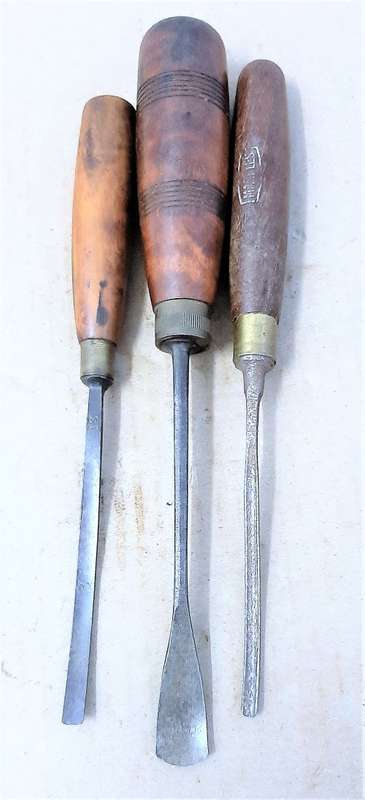 ROBT SORBY, MARPLES & ANOTHER CHISEL -  Please C Pics N Description