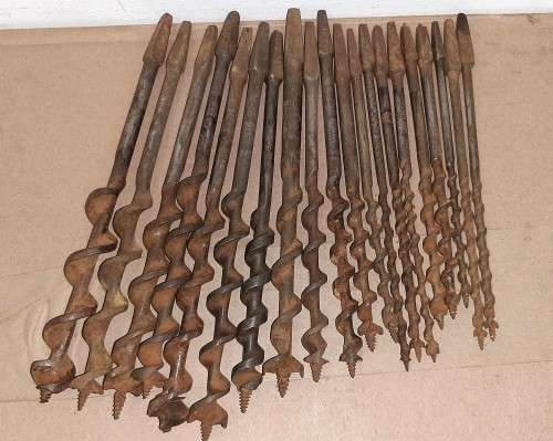 20 auger bits - see pictures