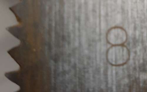 Vintage Disston D8 saw - medallian and Visible etching on 60cm 8tpi blade - see pictures