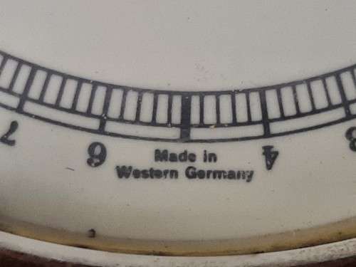 West German Barometer -Brass Surround with animal pics -Hangs- Please See Picture, they part of Desc
