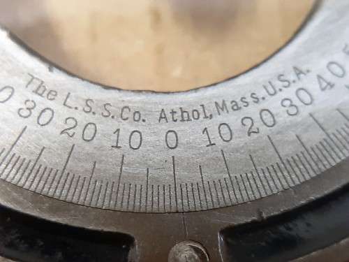 VINTAGE L.S. Starrett Combination Ruler with Compass - Pleas - Please See Picture, they part of Desc