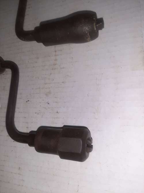 2 VINTAGE HAND BRACE DRILLS (chuck on 1 needs attention) - please check pics and Desc