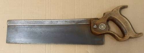VINTAGE JACKSON CANADA 30mm WARRANTED SUPERIOR TENON/BACKSAW - Please C Pics N Description