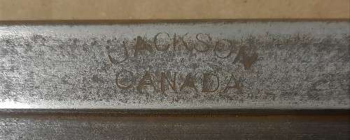 VINTAGE JACKSON CANADA 30mm WARRANTED SUPERIOR TENON/BACKSAW - Please C Pics N Description