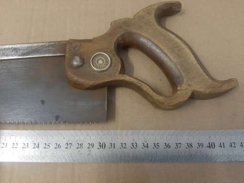 VINTAGE JACKSON CANADA 30mm WARRANTED SUPERIOR TENON/BACKSAW - Please C Pics N Description