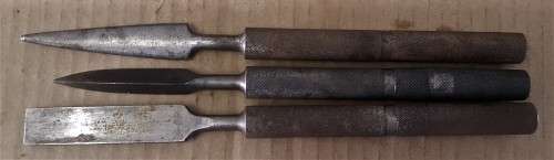 VINTAGE MOORE and WRIGHT ENGINEERS BEARING SCRAPERS - PER PICTURES - Please C Pics N Description