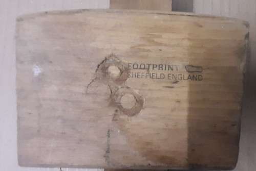3 WOODEN MALLETS INCL FOOTPRINT & MONUMENT  - Please C Pics N Description