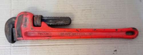 2 WRENCHES - RIDGID 18` ADJUSTABLE &  CROMNA S-4  DENMARK- postage from R30 - Please C Pics