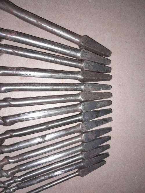 VINTAGE STANLEY No 921 CONCEALED RACHET + 14 AUGER BITS-SIZES 2 to 16 ( 15 IRWIN & 1 FOOTPRINT)