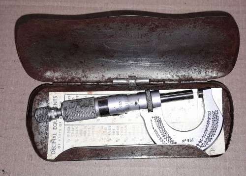 ENGINEERS MOORE & WRIGHT POCKET MICROMETER -  SEE PICTURES
