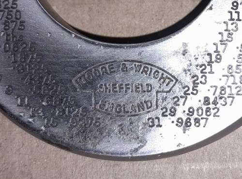 ENGINEERS MOORE & WRIGHT POCKET MICROMETER -  SEE PICTURES