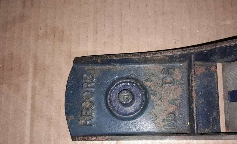 VINTAGE RECORD No 6  HAND PLANE BASE & FROG (1945-1952 Ref. lateral lever)  - PLEASE SEE PICTURES