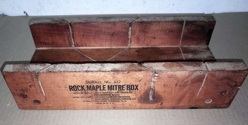 DURALL No412 ROCK MAPLE MITRE BOX  - AS PER PICTURES