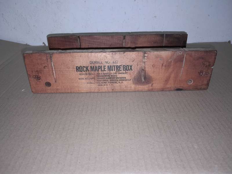 DURALL No412 ROCK MAPLE MITRE BOX  - AS PER PICTURES