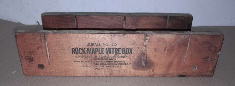 DURALL No412 ROCK MAPLE MITRE BOX  - AS PER PICTURES
