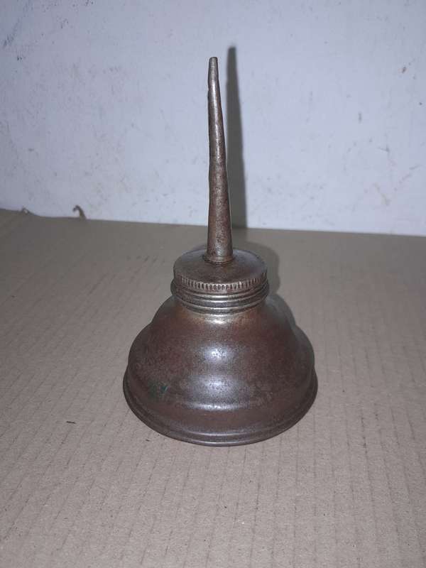 2 VINTAGE OIL CANS  -SEE DESC