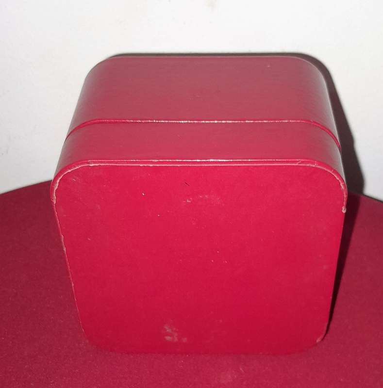 OMEGA WATCH PRESENTATION BOX 9cm SQUARE- PLEASE SEE PICTURES