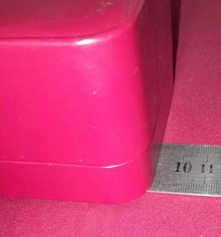 OMEGA WATCH PRESENTATION BOX 9cm SQUARE- PLEASE SEE PICTURES