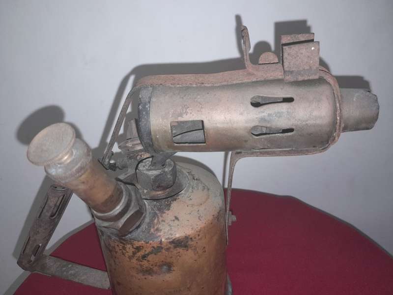 VINTAGE SAMUEL HEATH & SONS (SH&S) BLOW LAMP + SOLDERING IRON - SEE PICTURES