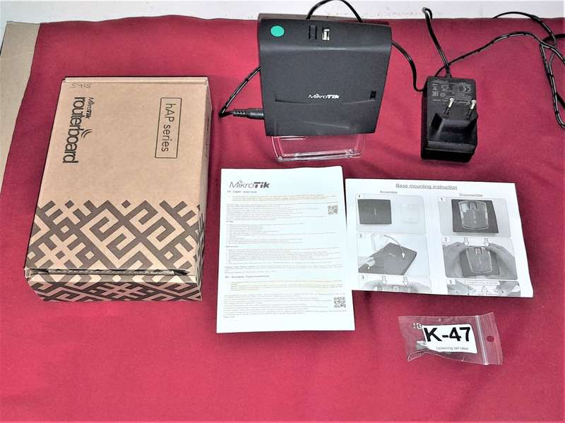 Microtik hAP Series Router - used with original packaging & documentation - as reflected in Pictures
