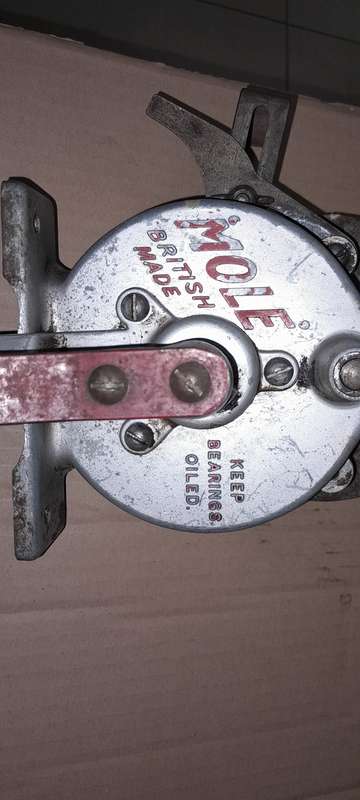 Mole Hand Crank Grinder (Repaired) Can be bolt mounted -