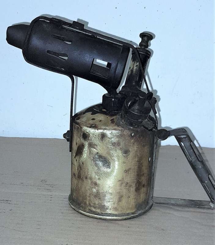 Vintage SH&S British made blow lamp