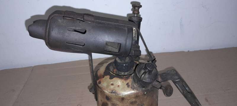 Vintage SH&S British made blow lamp