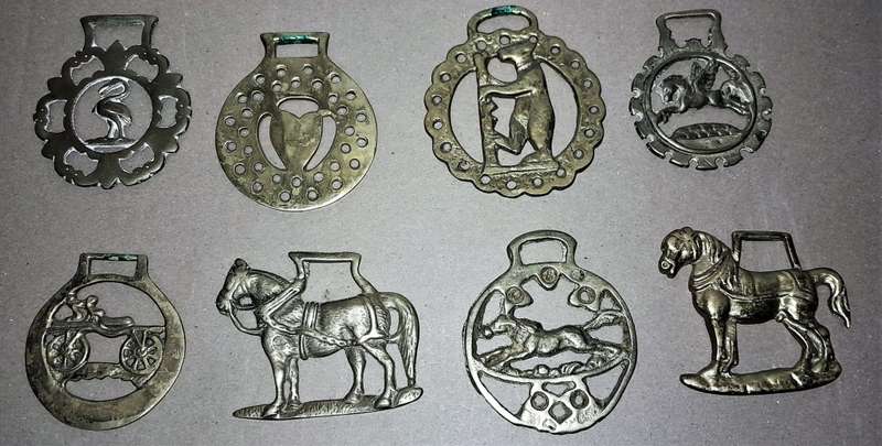 8 Piece Horse Brass- as per picture