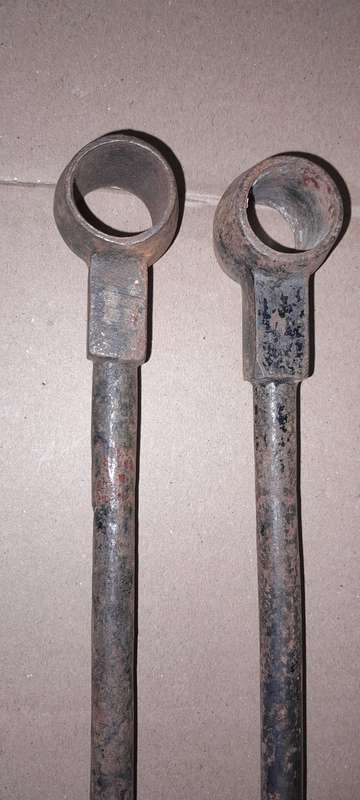 2 60vm Vintage T Handle Hand Auger Bits -