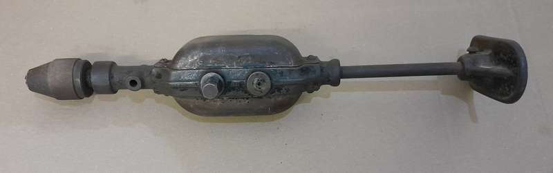 Vintage 2 speed Breast Drill - missing handle