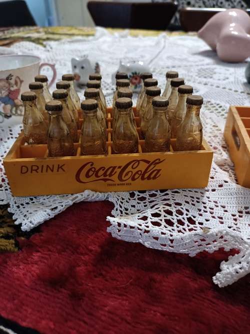Vintage Coca-cola glass bottles
