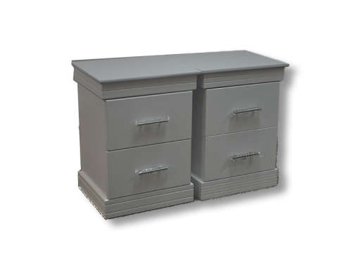 Bed tables / Side Pedestals (Black OR White)