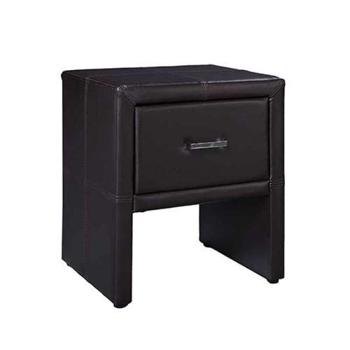 Bedroom suite -queen sleigh bed with two one drawer pedestals