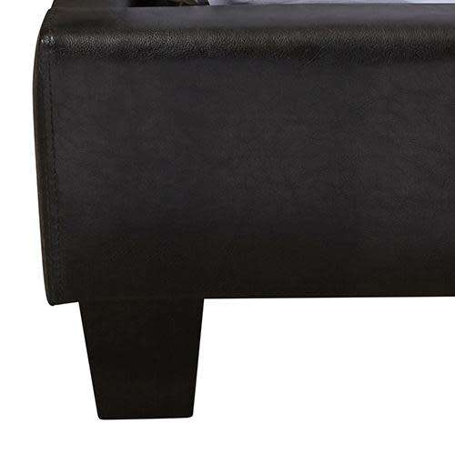 Sleigh beds (double - black colour )