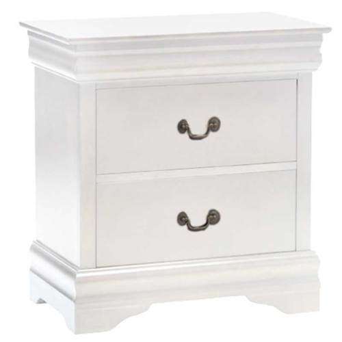 Sleigh Beds -queen sizes - white with two pedestals