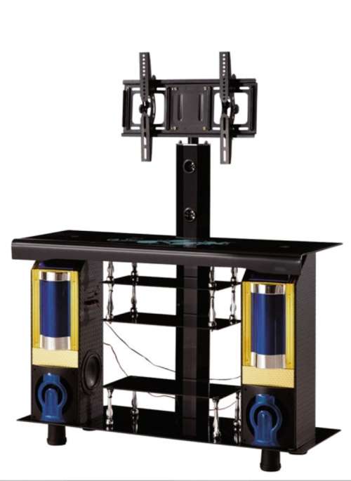 Plasma / tv stand with built in speakers and bracket
