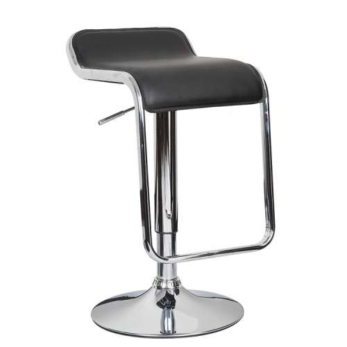 Low back leather bar chair stools - black / red / white
