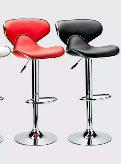 Bar stools - red / black