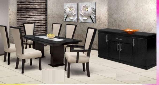 Dining suite (7 piece) with matching server